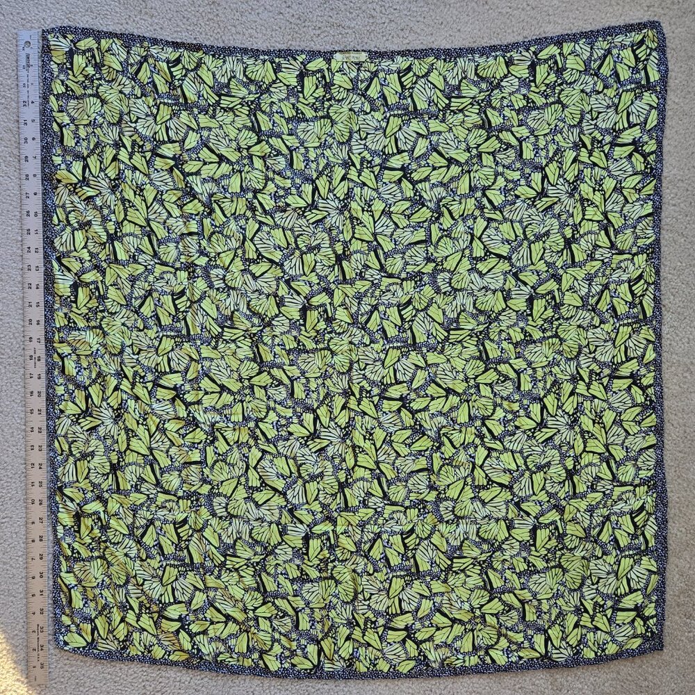 Pineda Covalin Monarch Butterfly Silk Scarf - Picture 2 of 10